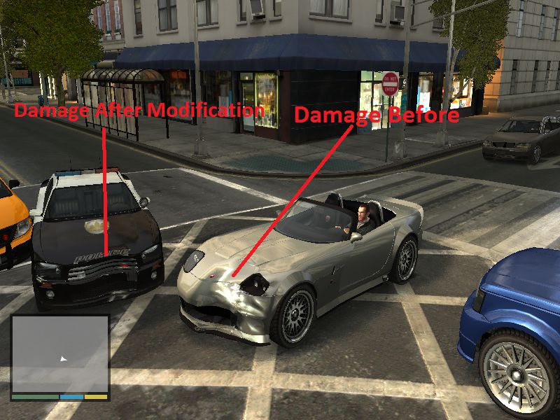 GTA 4 GTA V Vehicle Damage for GTA IV Mod - GTAinside.com